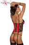 Beauty Night Abigail Corset Black/Red - BN6352